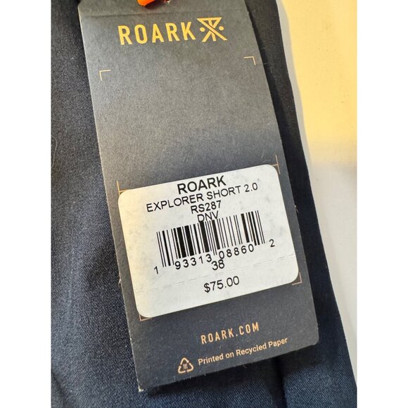 Roark Explorer Short 2.0 Size 38 Men’s Navy Blue NWT $75 8" Inseam - Picture 4 of 9